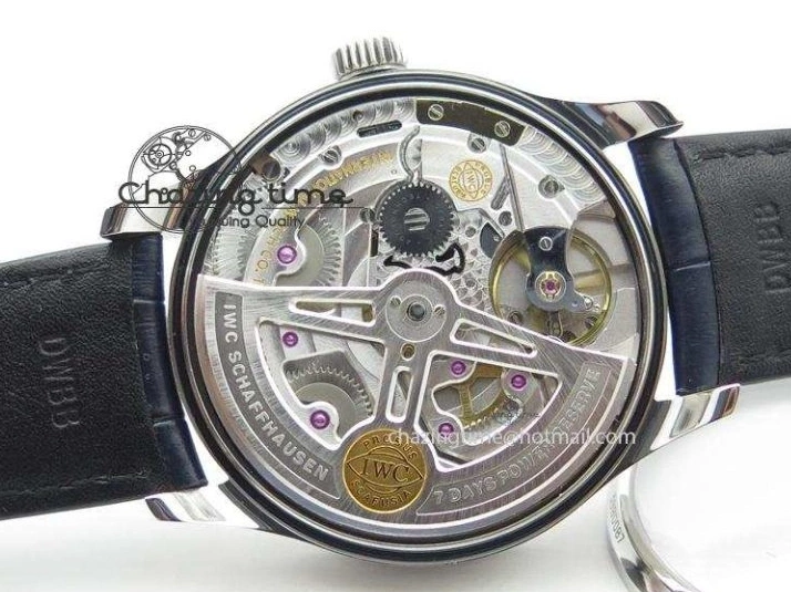 MIROTIME 0711 EasyCare Portuguese Real PR IW500705 ZF 1:1 Best Edition On Blue Leather Strap A52010 V 7310